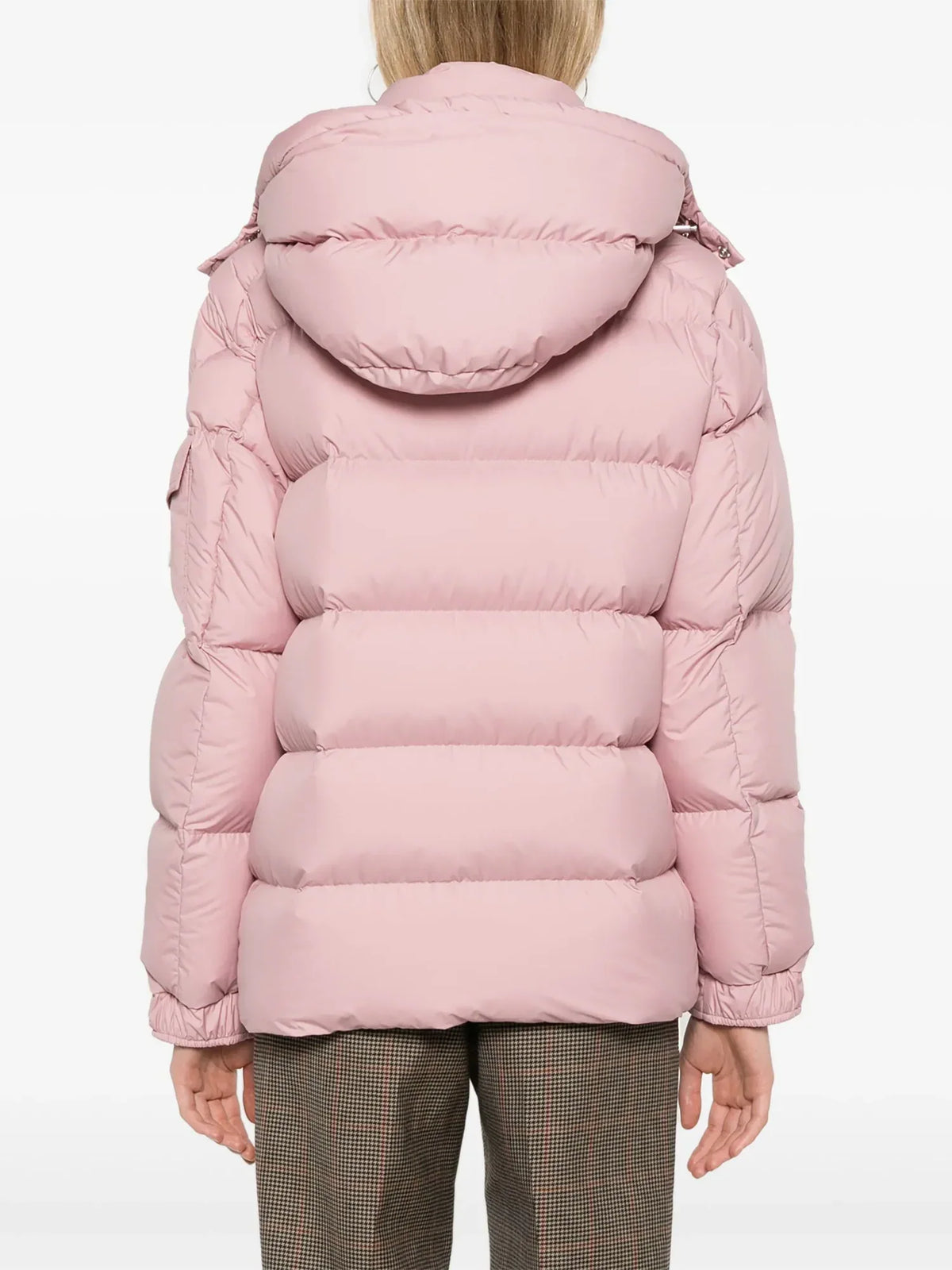 Moncler Maya 70th Anniversary Short Down Jacket — Pink