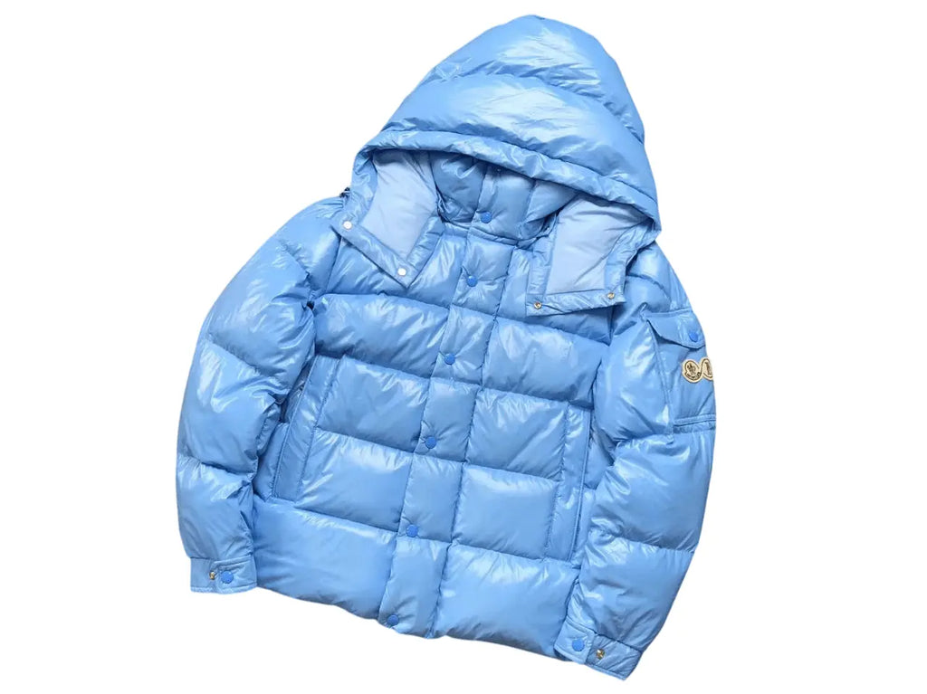 Moncler Maya 70th Anniversary Down Jacket — Blue