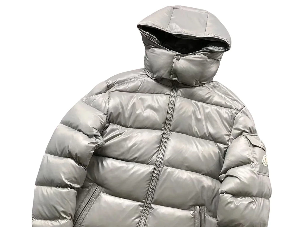 Moncler Maya Down Jacket — Grey