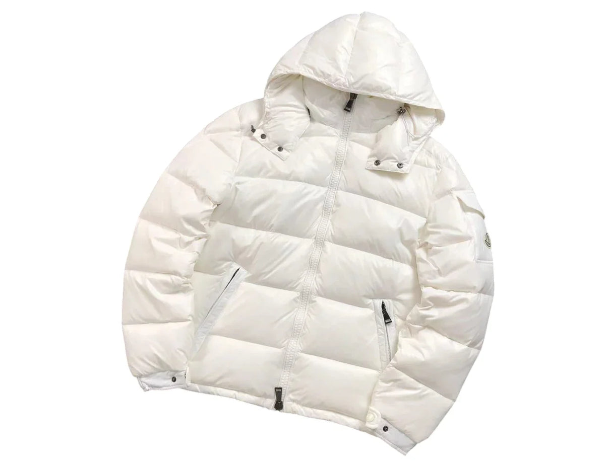 Moncler Maya Down Jacket — White