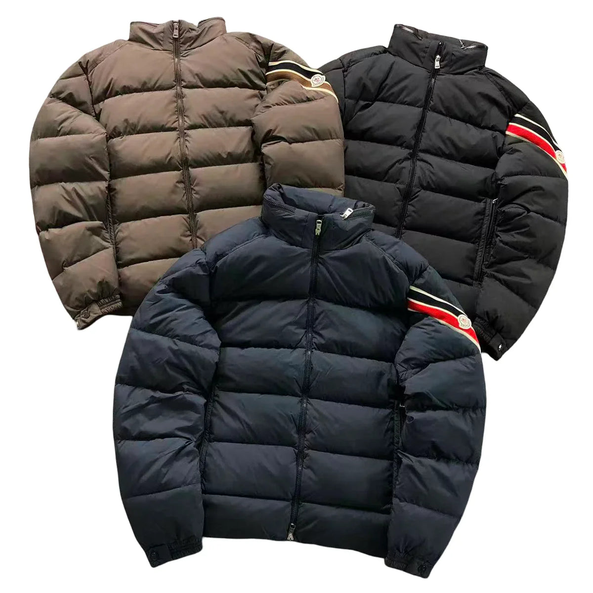 Moncler Solayan Down Jacket — Navy