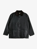 Barbour Men Classic Bedale Wax Jacket Black, Relaxed Fit Weatherproof Country Outerwear