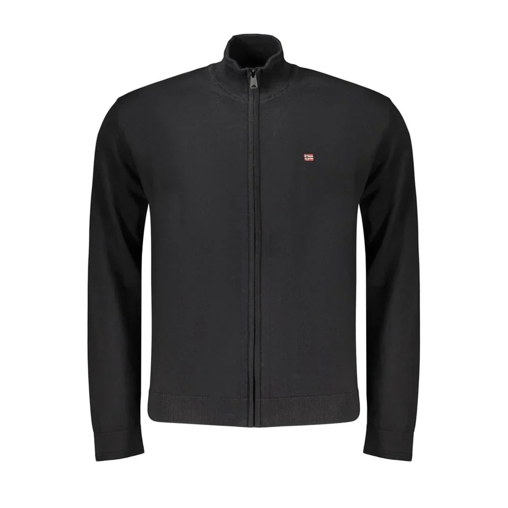 Napapijri Cotton Cardigan — Black