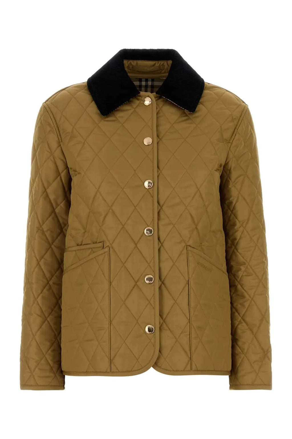Burberry Quilted Nylon Jacket — Beige