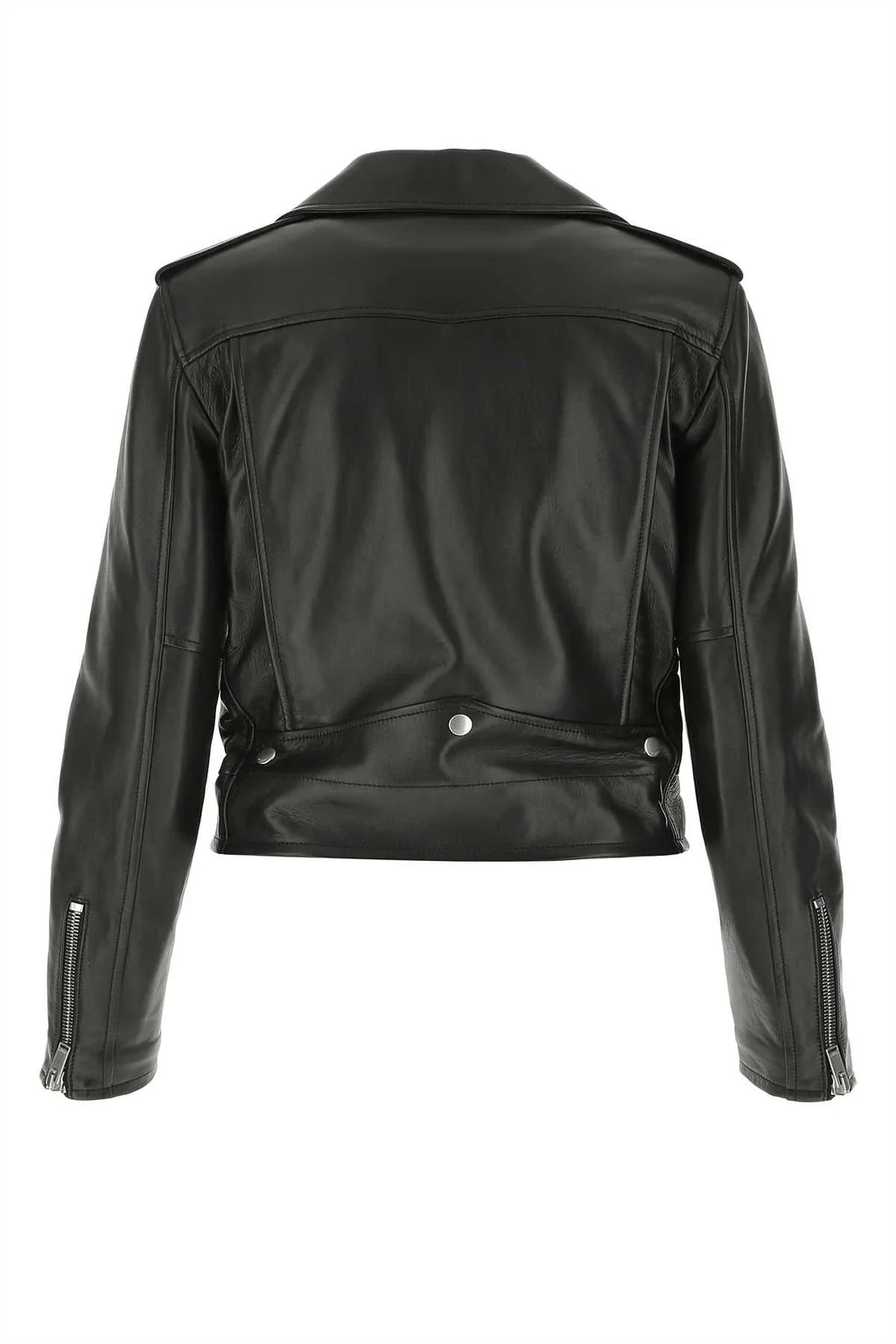 Saint Laurent Nappa Leather Jacket — Black