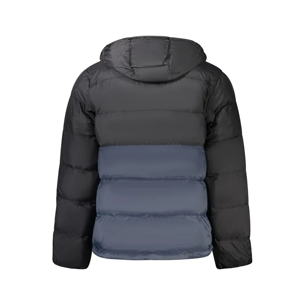 Calvin Klein Color-Block Padded Down Jacket — Black