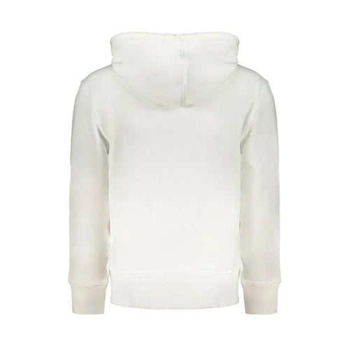 Calvin Klein Cotton-Blend Logo Sweatshirt — White