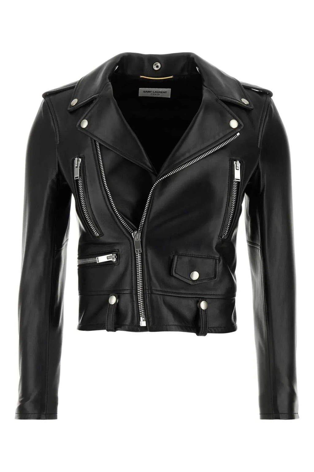 Saint Laurent Nappa Leather Jacket — Black