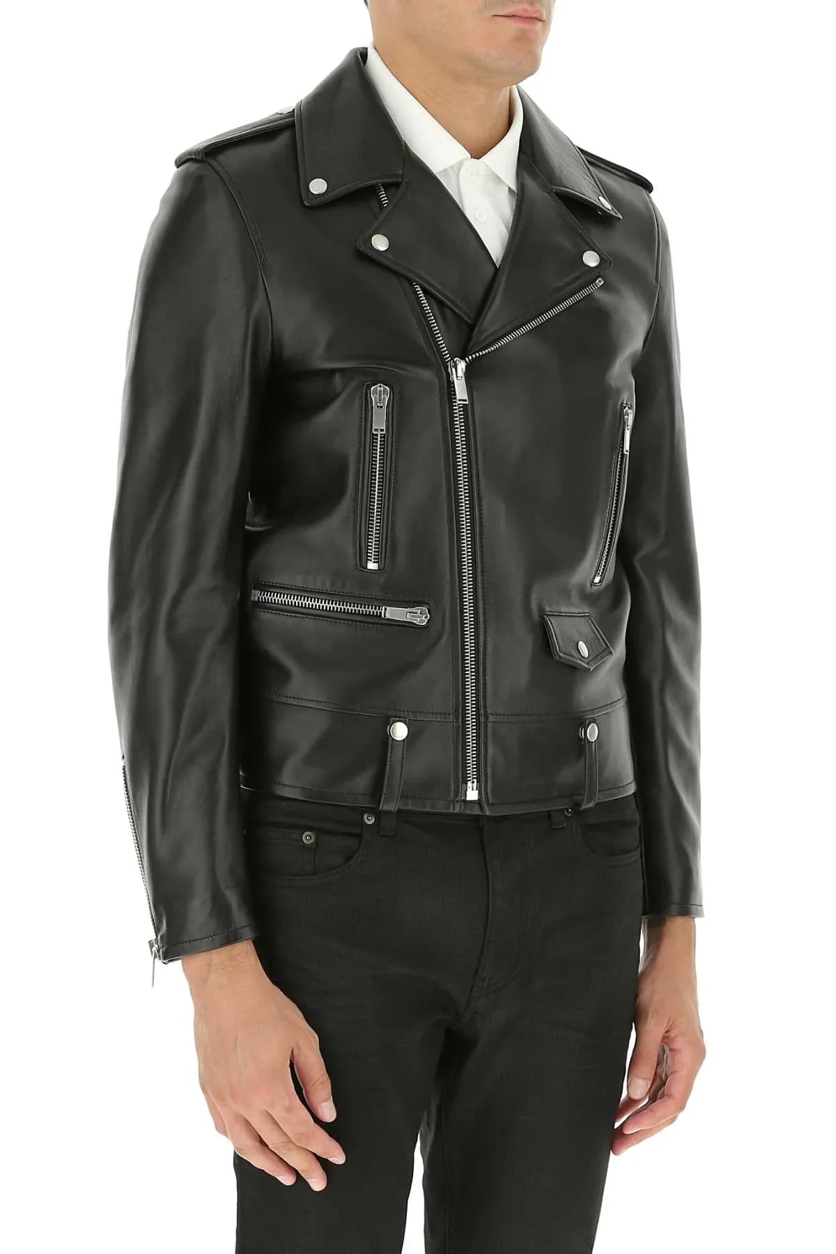 Saint Laurent Pelle Jacket — Black