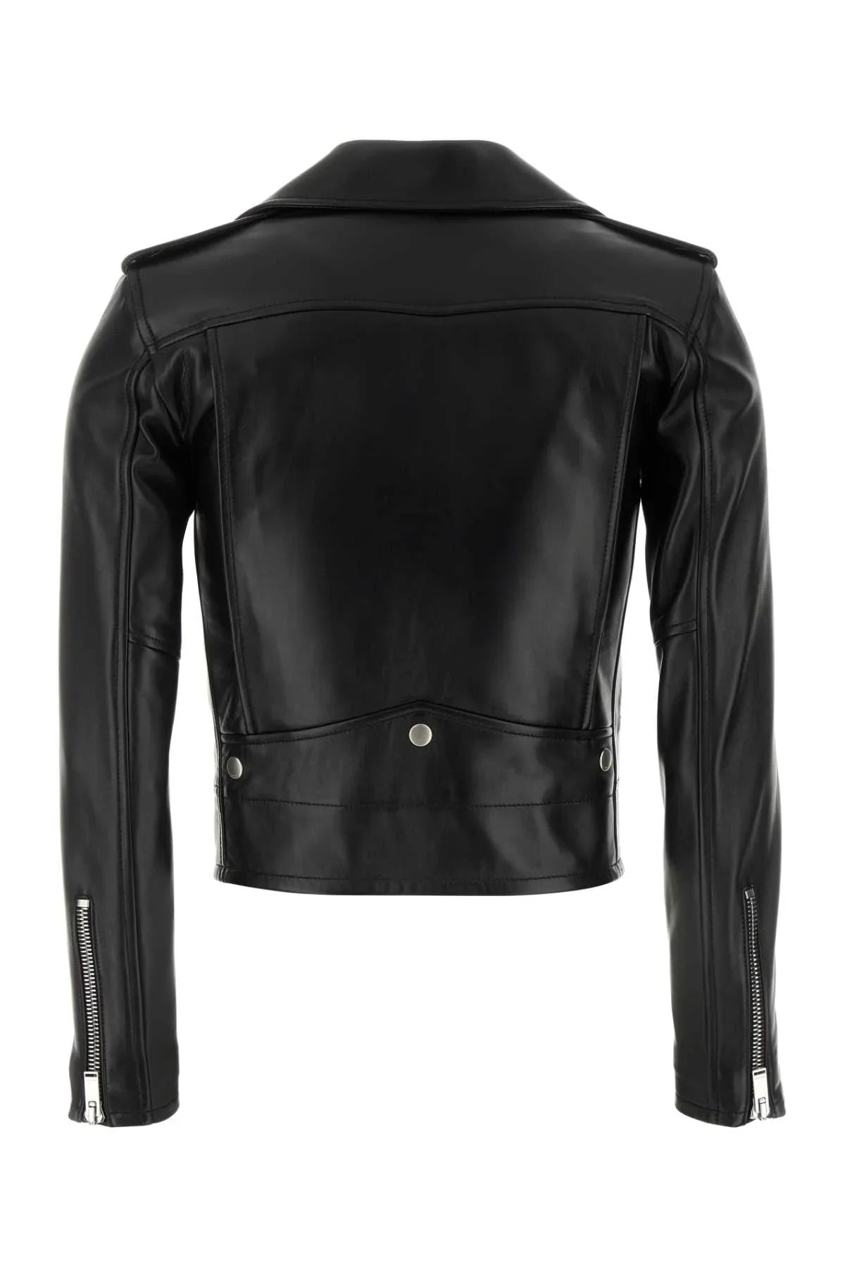 Saint Laurent Nappa Leather Jacket — Black