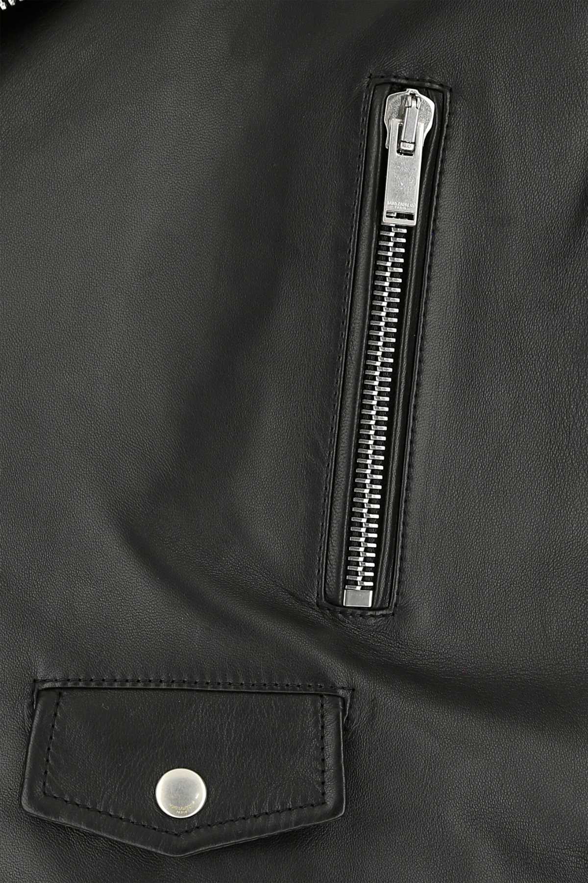 Saint Laurent Pelle Jacket — Black