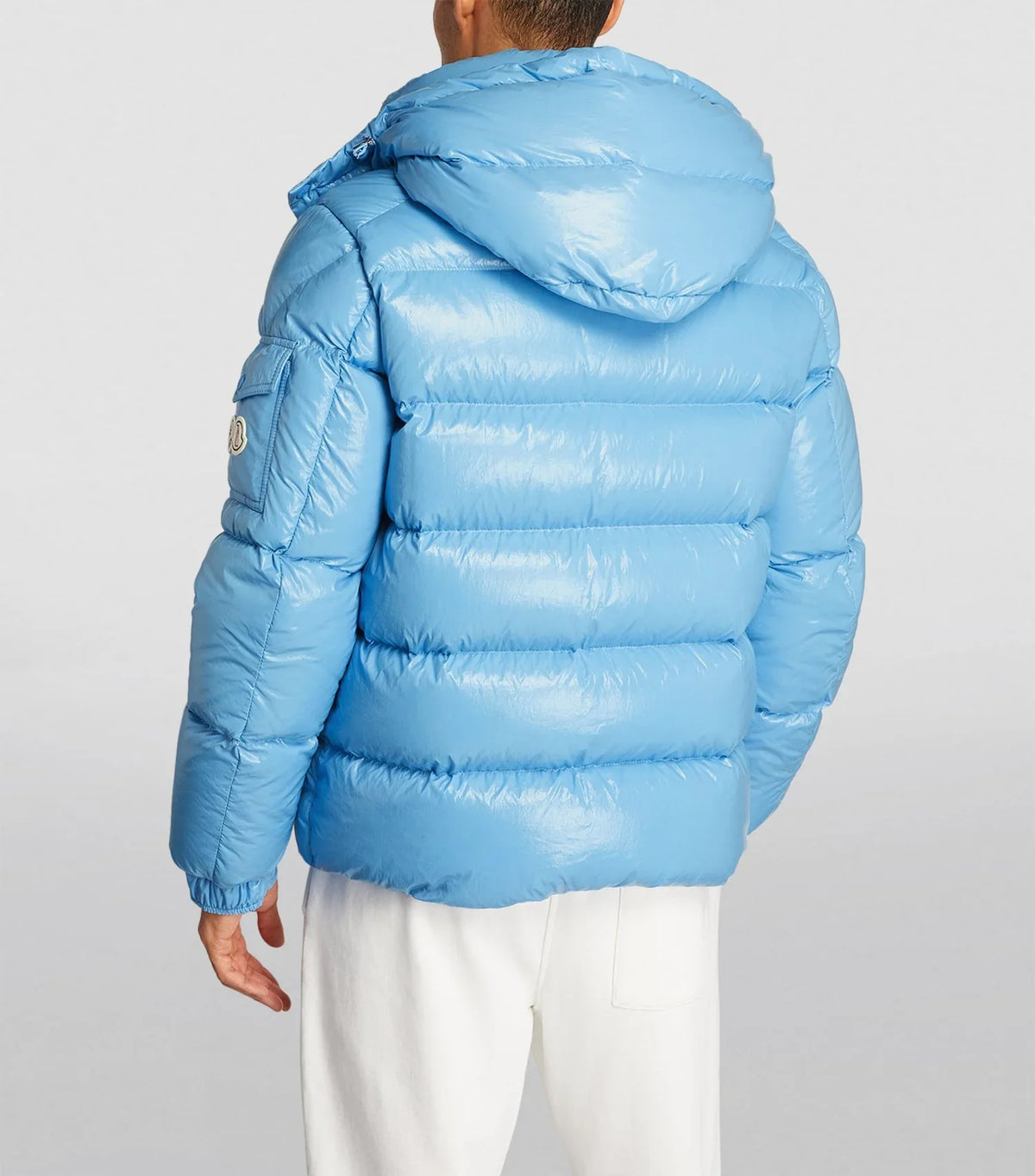 Moncler Maya 70th Anniversary Down Jacket — Sky Blue