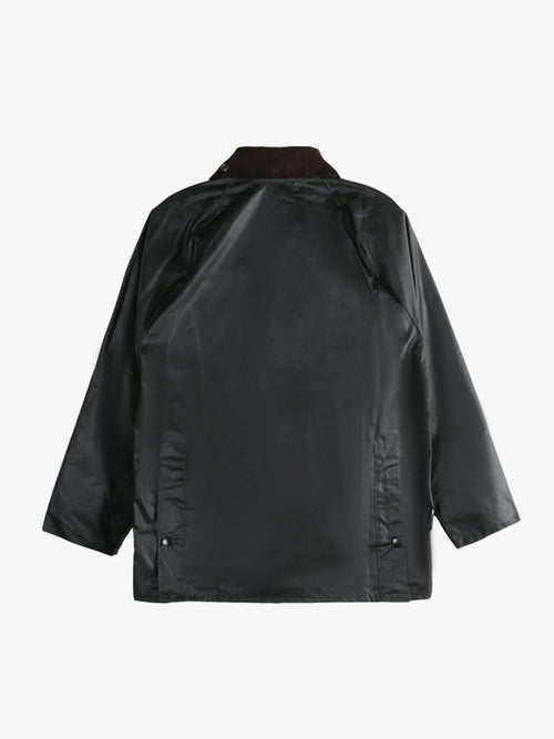 Barbour Men Classic Bedale Wax Jacket Black, Relaxed Fit Weatherproof Country Outerwear
